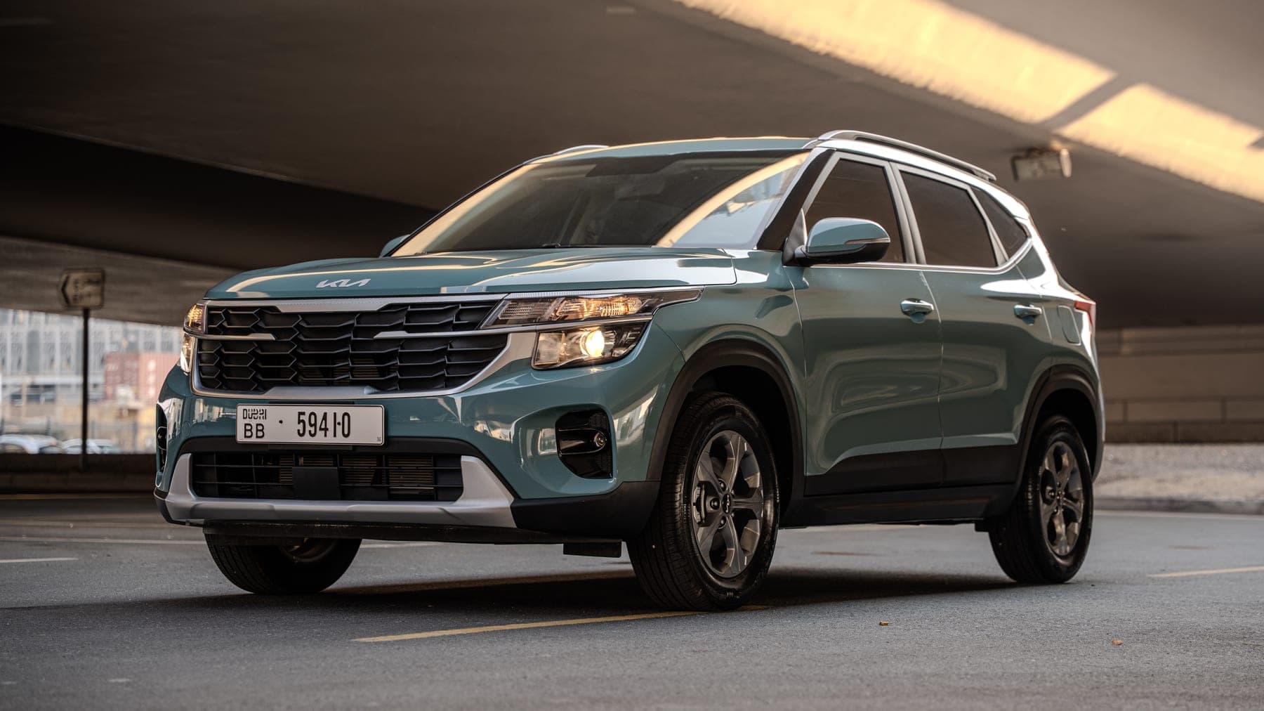 Kia Seltos Blue Seltos Blue 1.6L 2025 - Family SUV for rent in Dubai